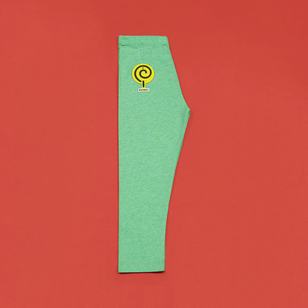Light Emerald Textured Tights