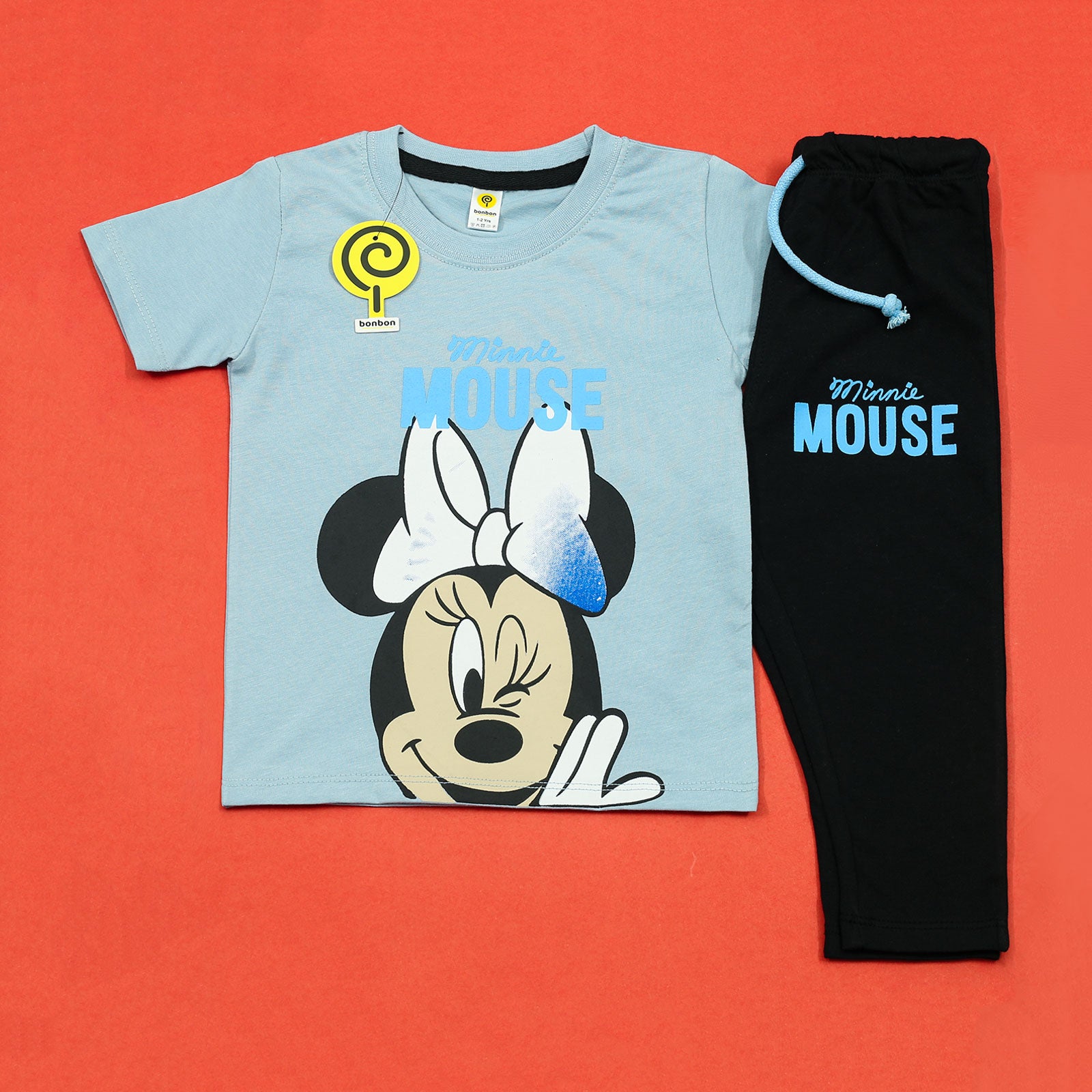 Minnie Mouse Sky&Black PJ's
