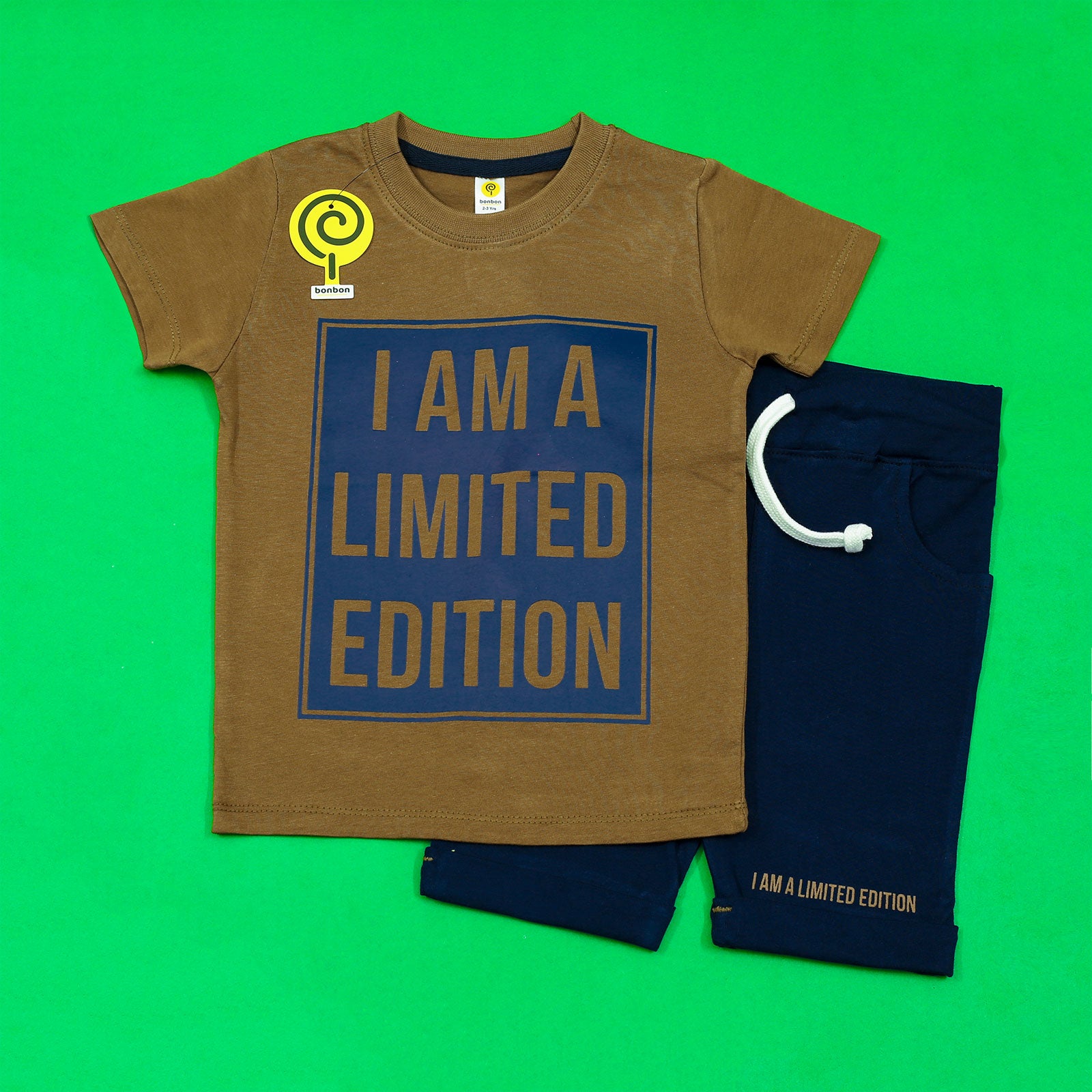 I Am A Limited Edition Brown&Navy Twinset