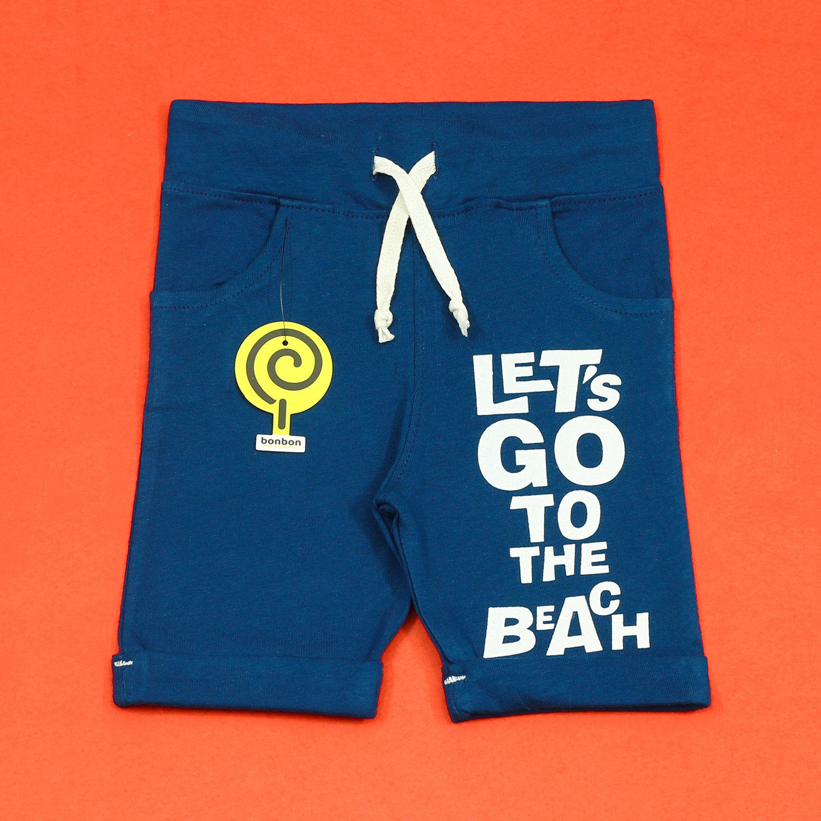 Let's Go To The Beach Teal Shorts