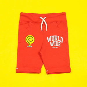 World Wide Bright Red Shorts