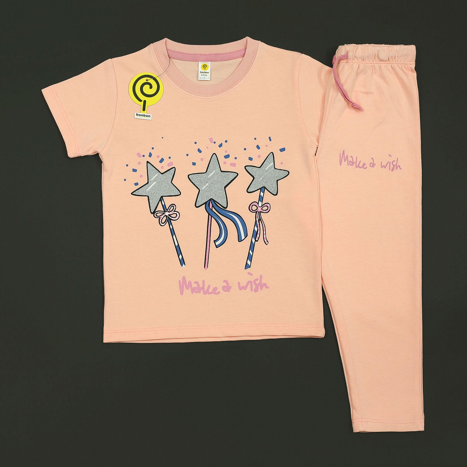 Make A Wish Peach PJ's