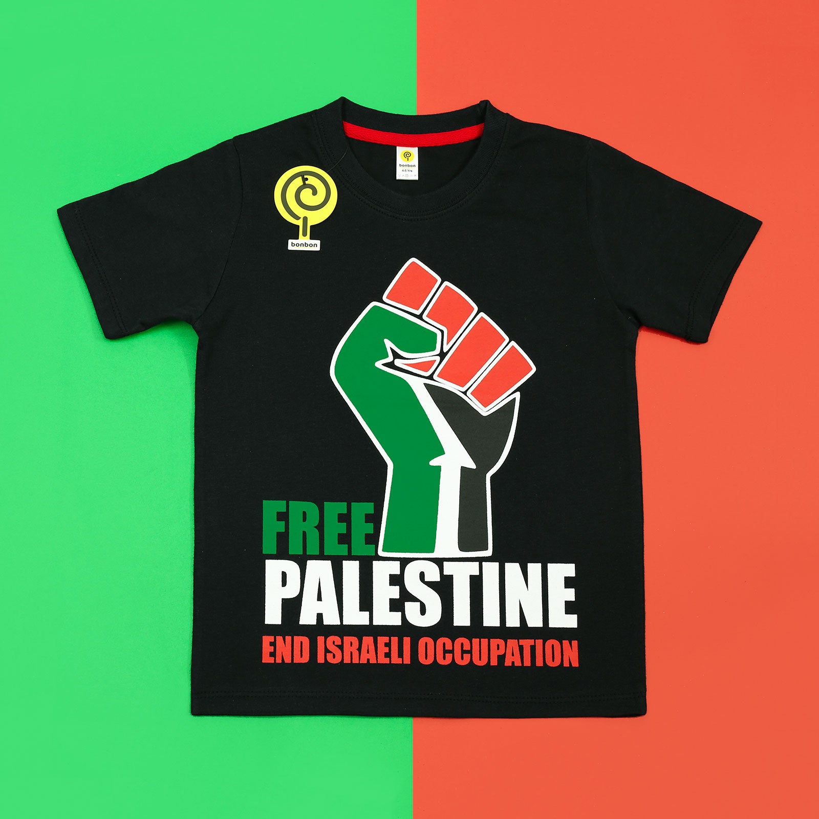 Palestine Black Tee