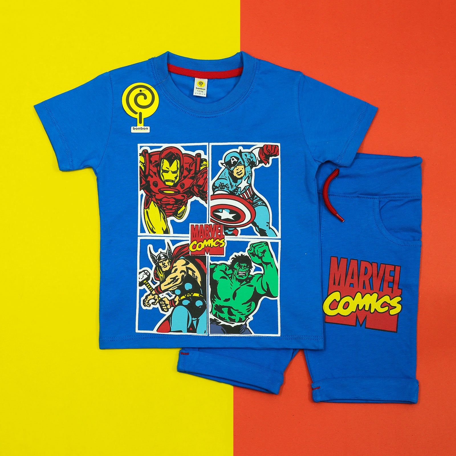 Marvel Comics Blue Twinset