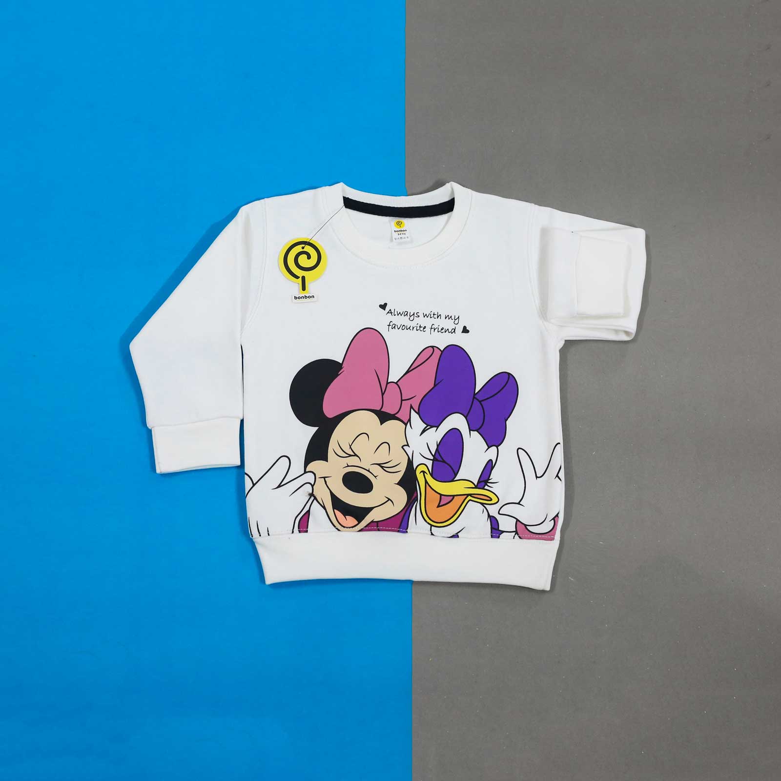 Minnie & Daisy Duck White & Lilac Tracksuit