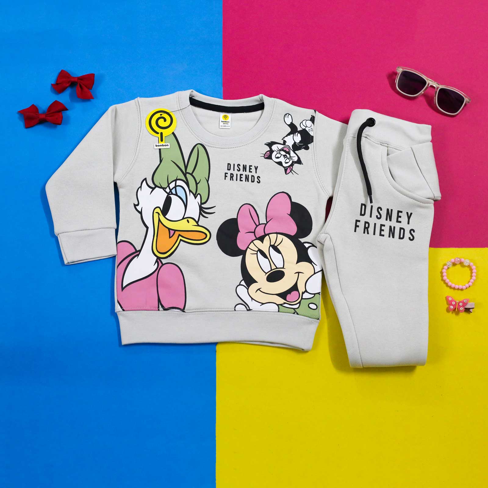 Minnie, Daisy&Figaro Greige Tracksuit
