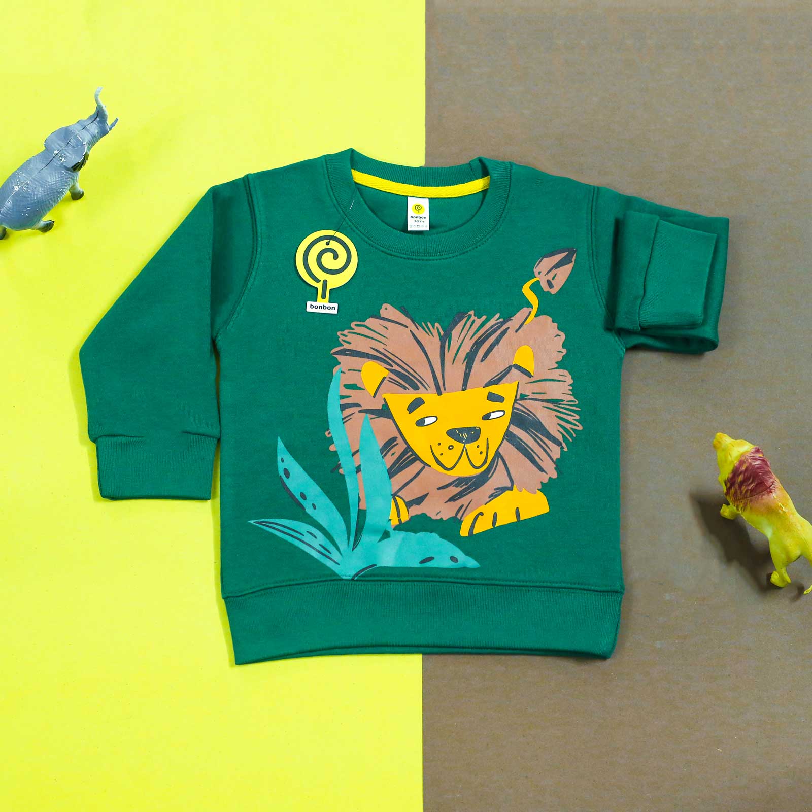 Lion Green Sweatshirt