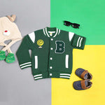 Load image into Gallery viewer, Green Varsity Jacket
