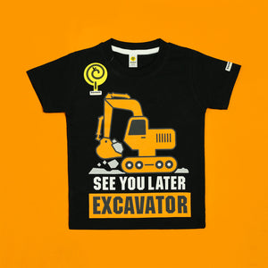 Excavator Black Twinset