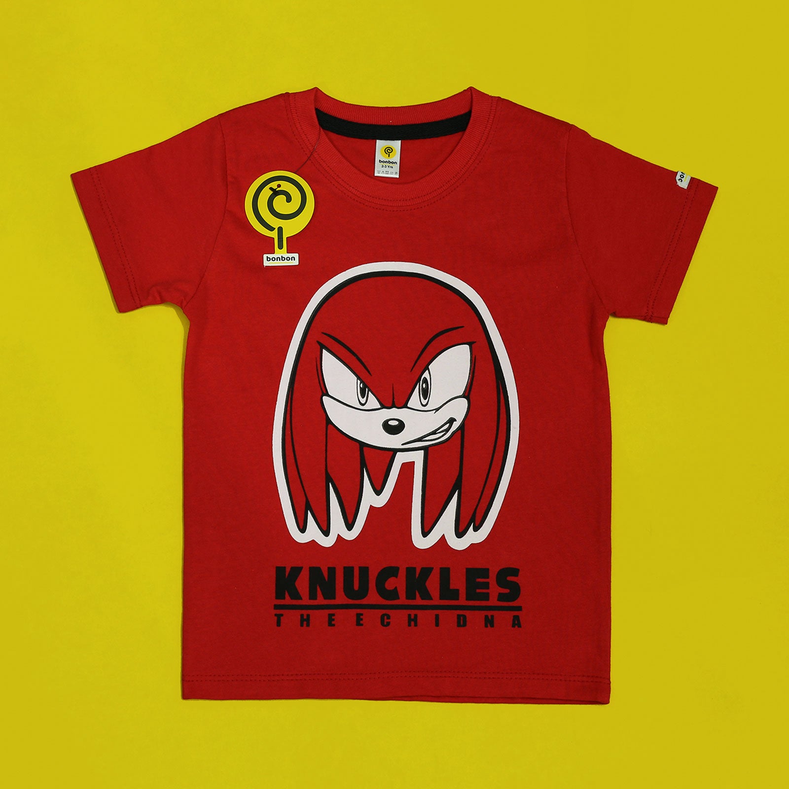Knuckles  Red Tee