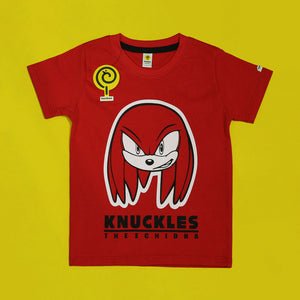 Knuckles  Red Tee