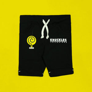 Knuckles Black Shorts