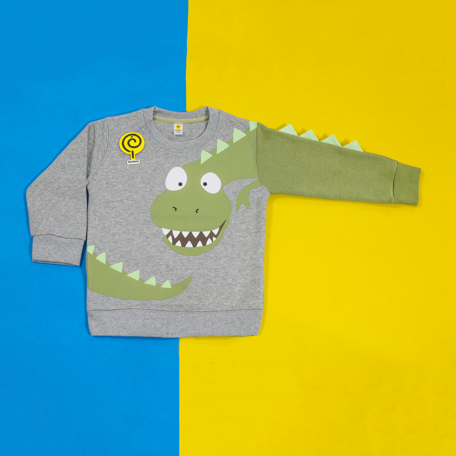 Dino Grey Sweatshirt