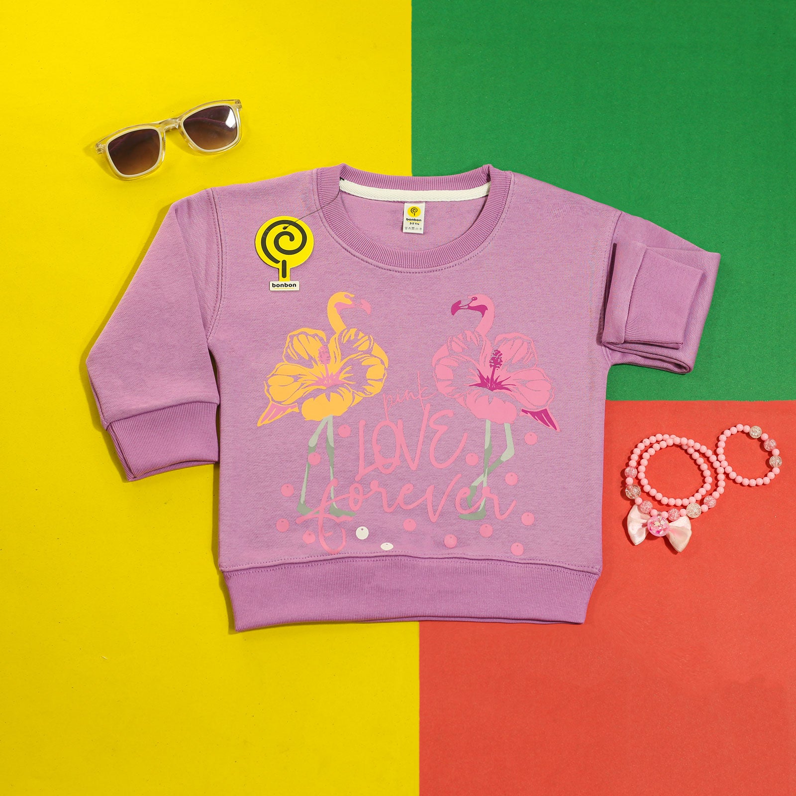 Love Forever Lilac Sweatshirt