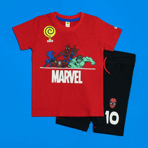 Marvel Red&Black Twinset