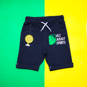 All About Sports Navy Shorts