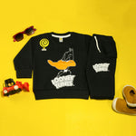 Load image into Gallery viewer, Daffy Black Tracksuit
