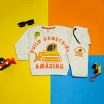 Load image into Gallery viewer, Build Something Oatmeal Tracksuit
