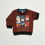Load image into Gallery viewer, Justice League Orange Mottled Sweatshirt
