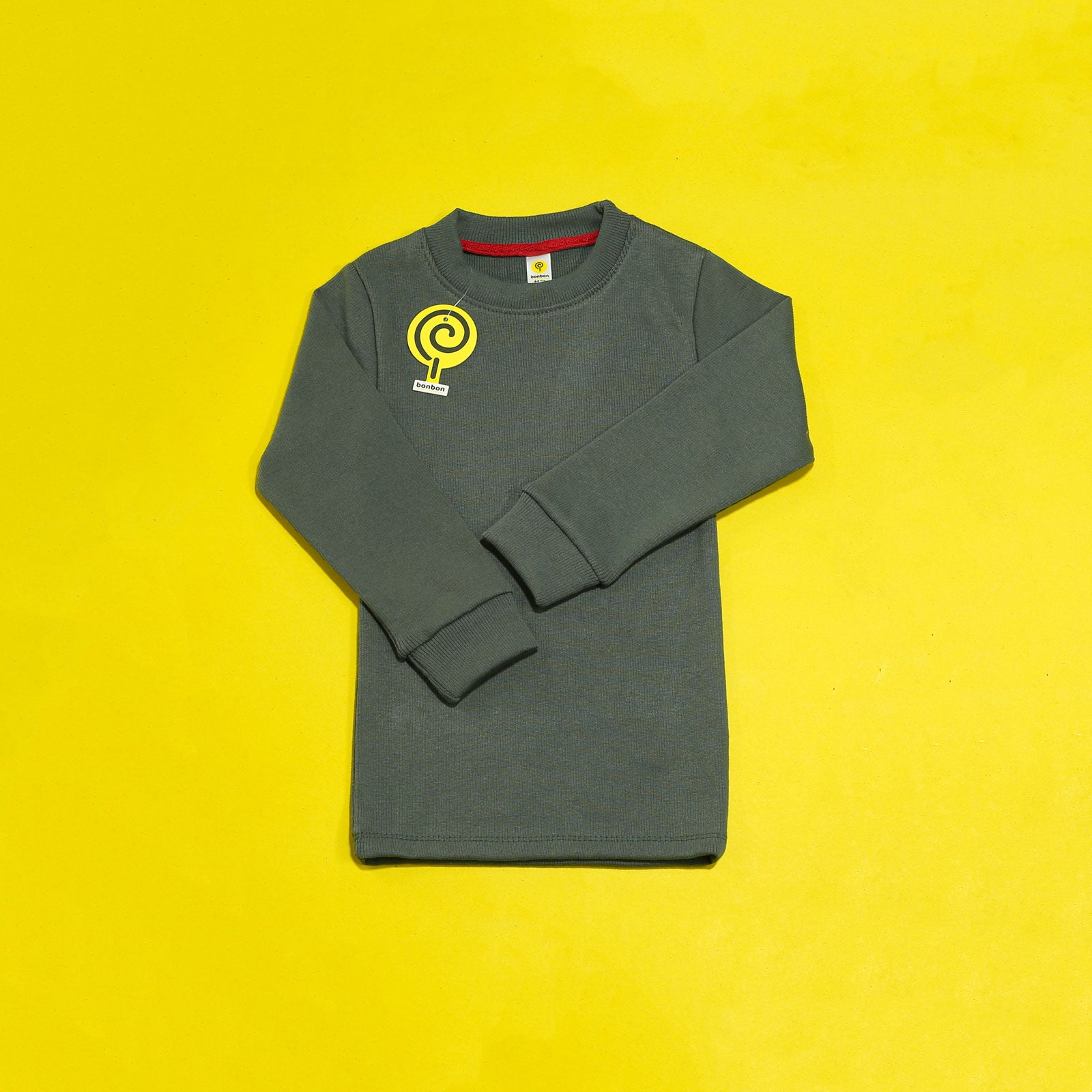 F136 Mouse Grey Round-Neck Thermal