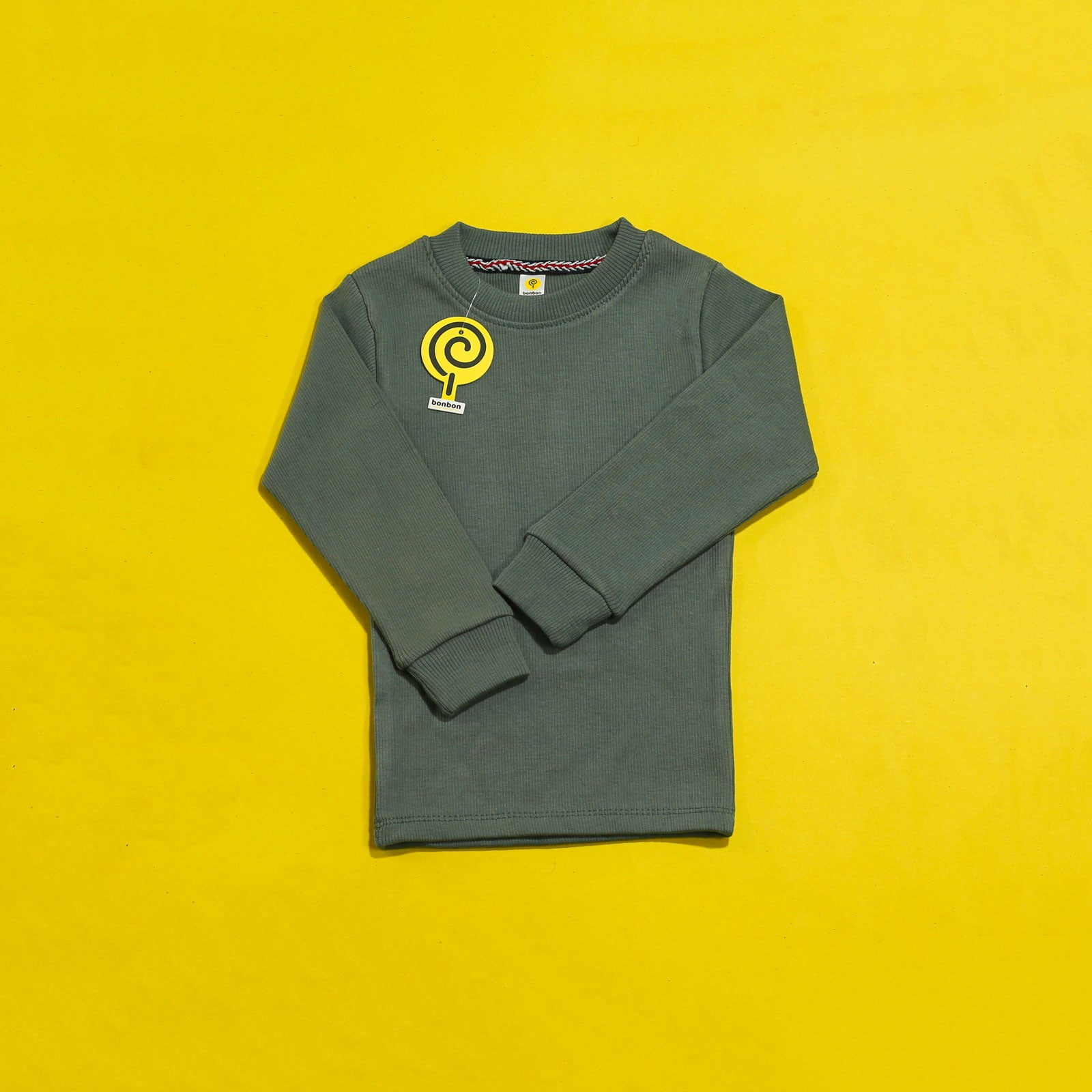 F145 Sea Green Round-Neck