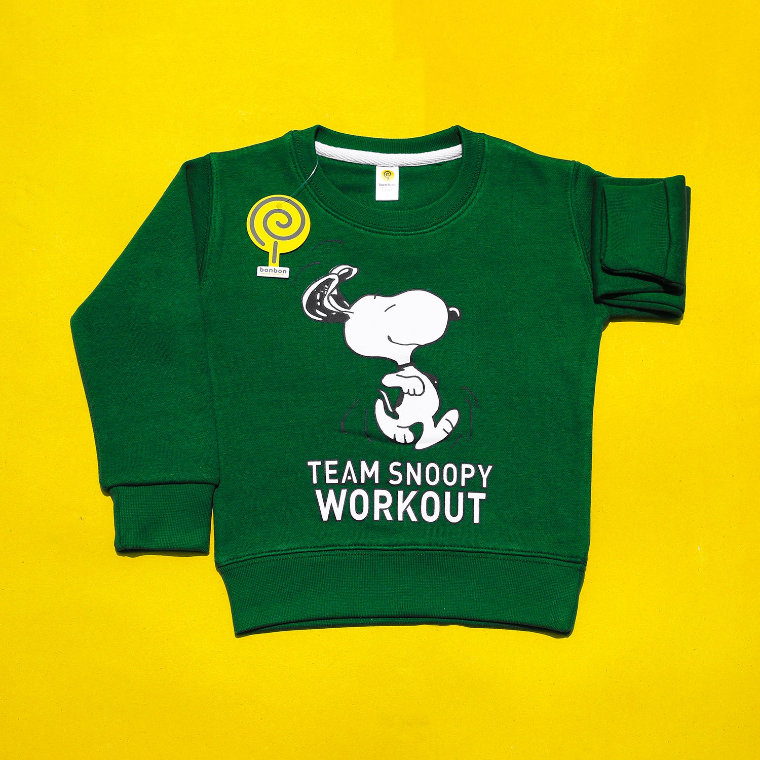 Snoopy Green Sweatshirt