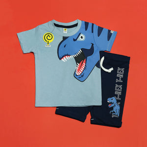 T-Rex Sky&Navy Twinset