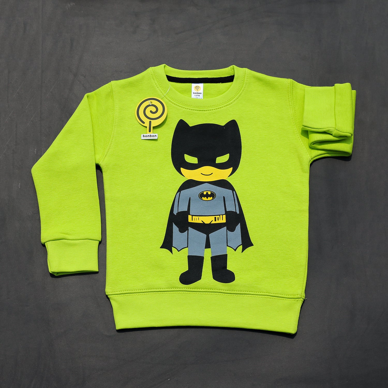 Bat-Kid Lime Sweatshirt