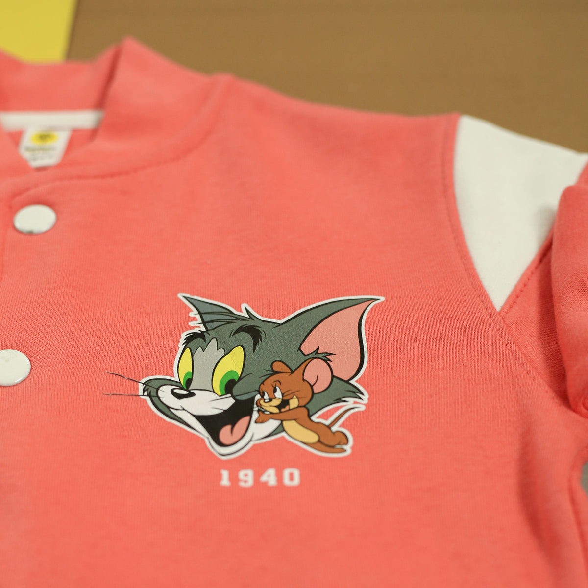 T&j carrot varsity jacket