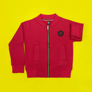 Red Bomber Jacket