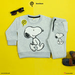 Load image into Gallery viewer, Snoopy Grey Tracksuit
