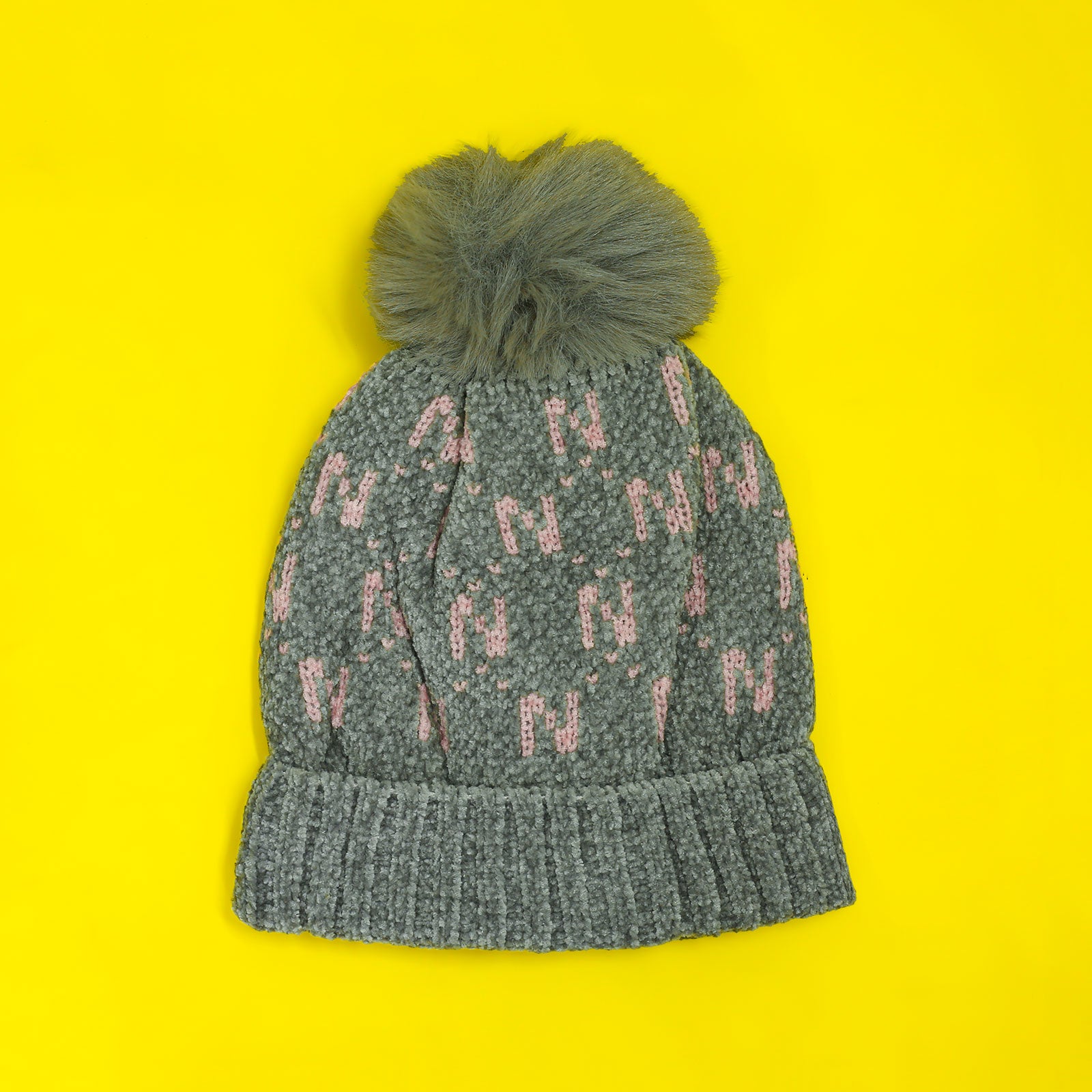 N Pom-Pom Beanie 3-5 Yr