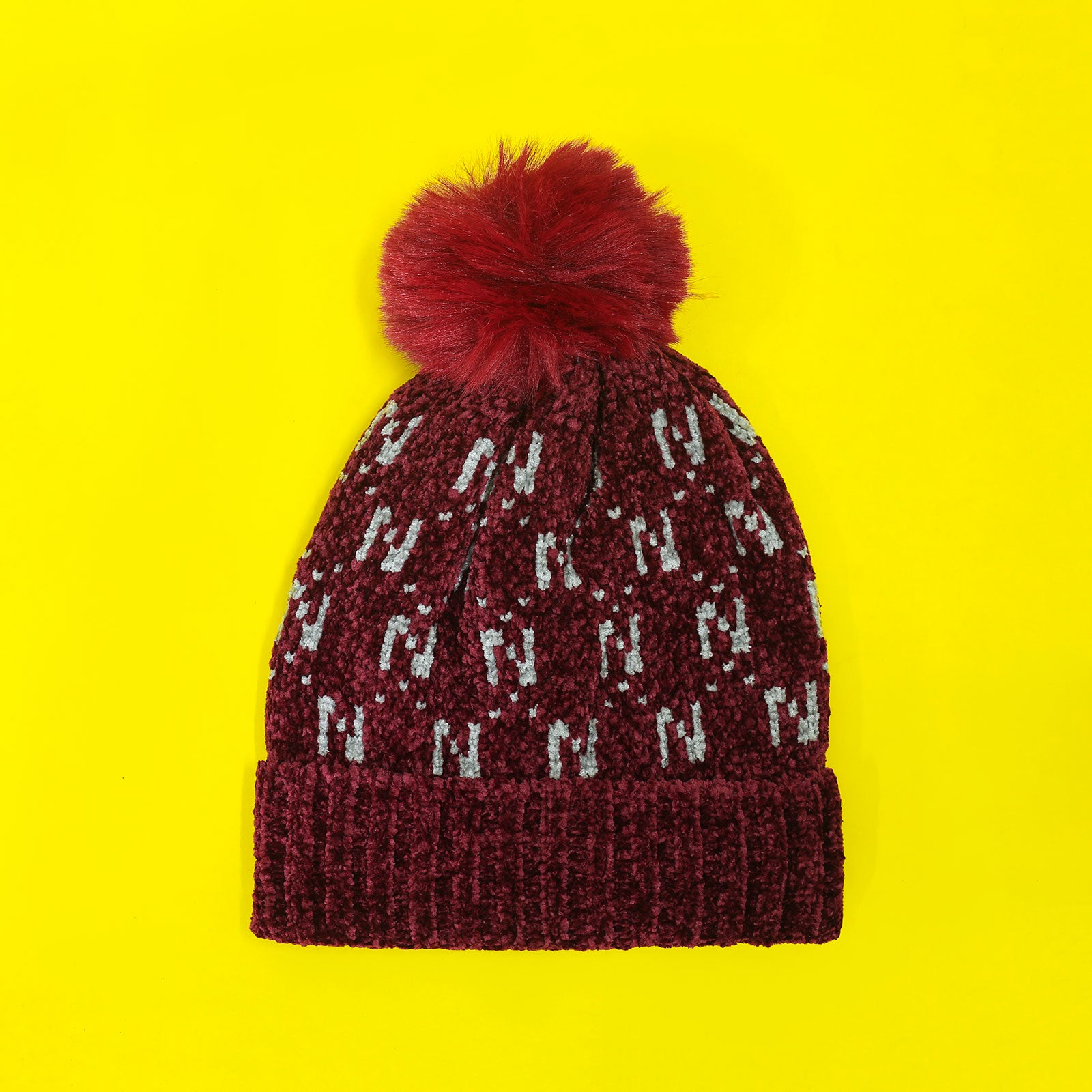 N Pom-Pom Beanie 3-5 Yr