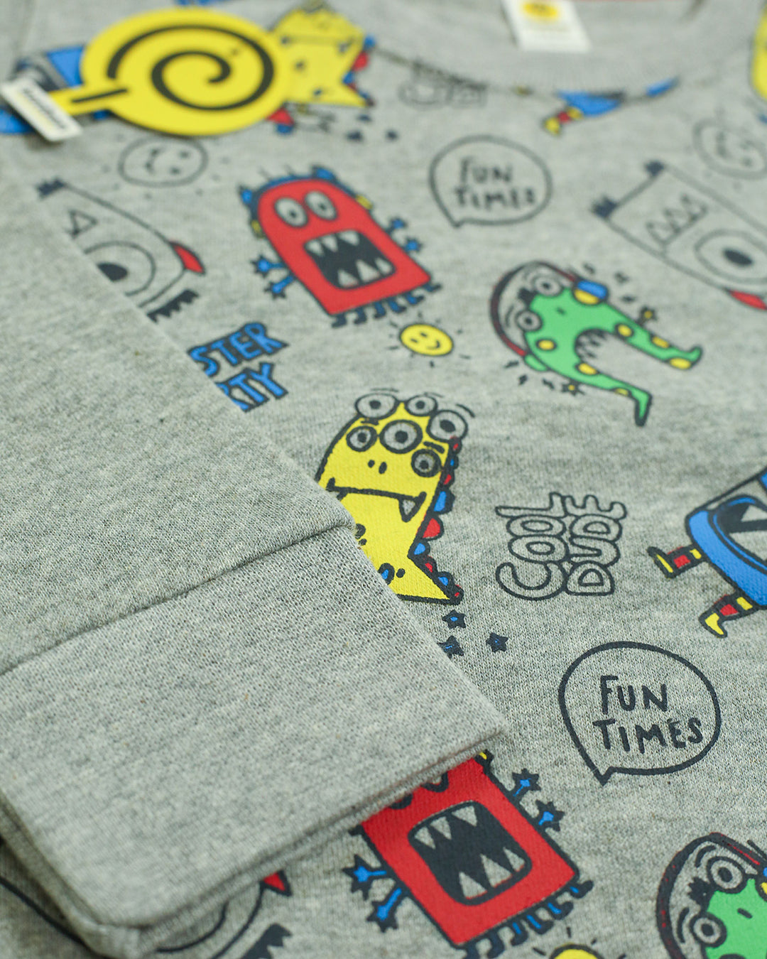 Monster Party Grey Sweatshirt