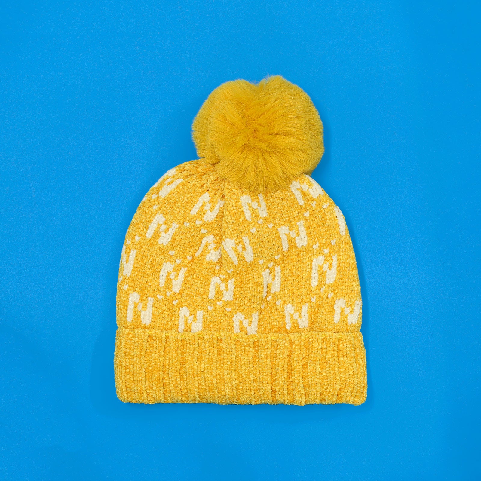 N Pom-Pom Beanie 3-5 Yr