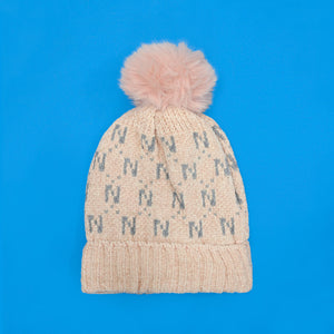 N Pom-Pom Beanie 3-5 Yr