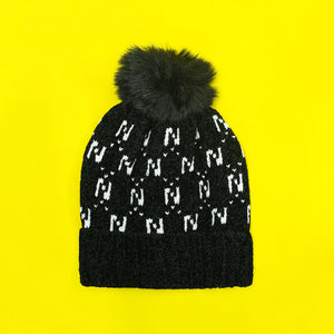 N Pom-Pom Beanie 3-5 Yr