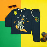 Load image into Gallery viewer, Space Games Navy PJ's
