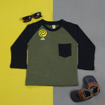 Load image into Gallery viewer, Olive-Black Full-Sleeves PJ's
