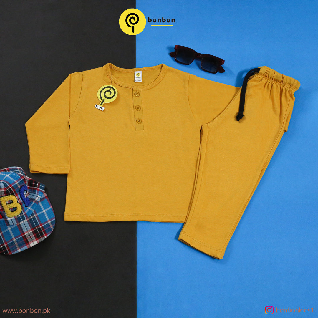 Mustard Full-Sleeves PJ's