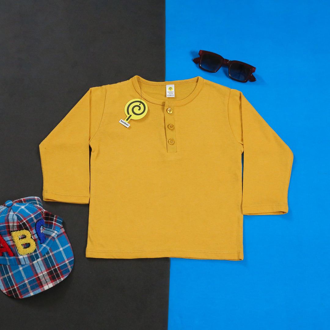 Mustard Full-Sleeves PJ's