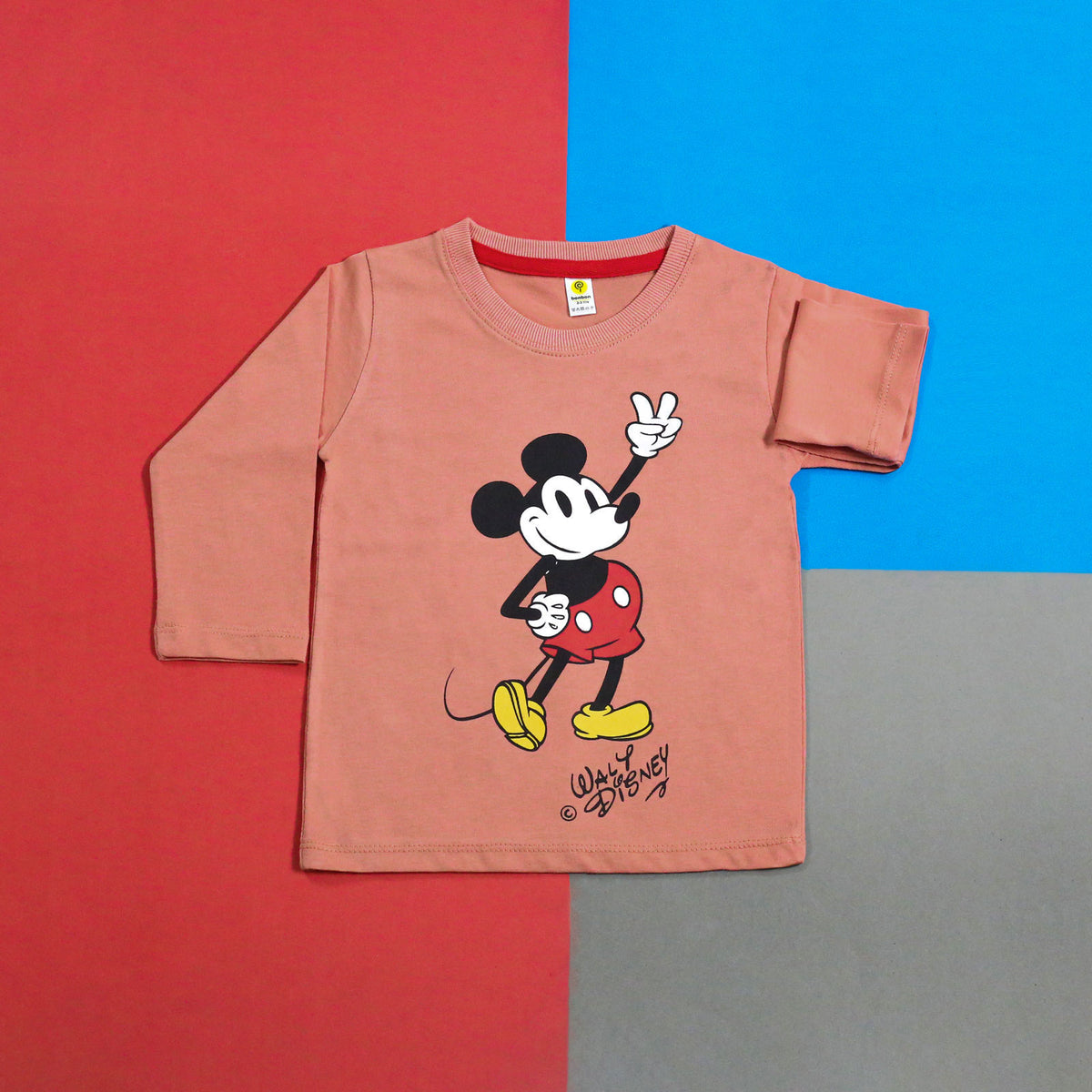 Walt disney cantaloupe&maroon pjs
