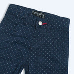 Load image into Gallery viewer, Navy Micro Clover 3Q Shorts
