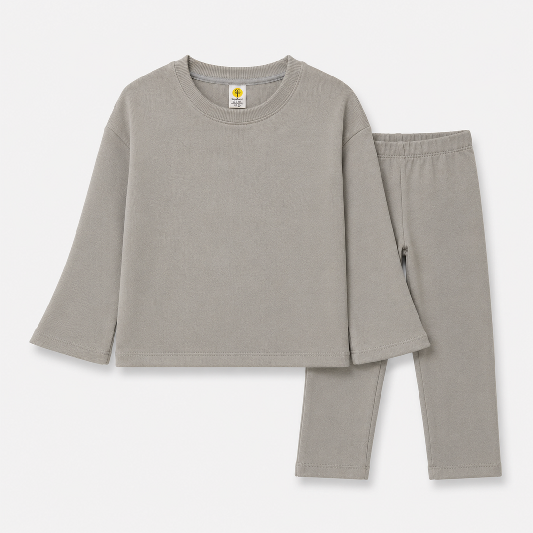 Light Asparagus Rib Co-ord