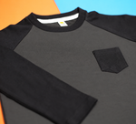 Load image into Gallery viewer, Grey-Black Full-Sleeves PJs
