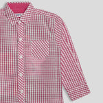 Load image into Gallery viewer, Bro Red Checkered Double Shirt
