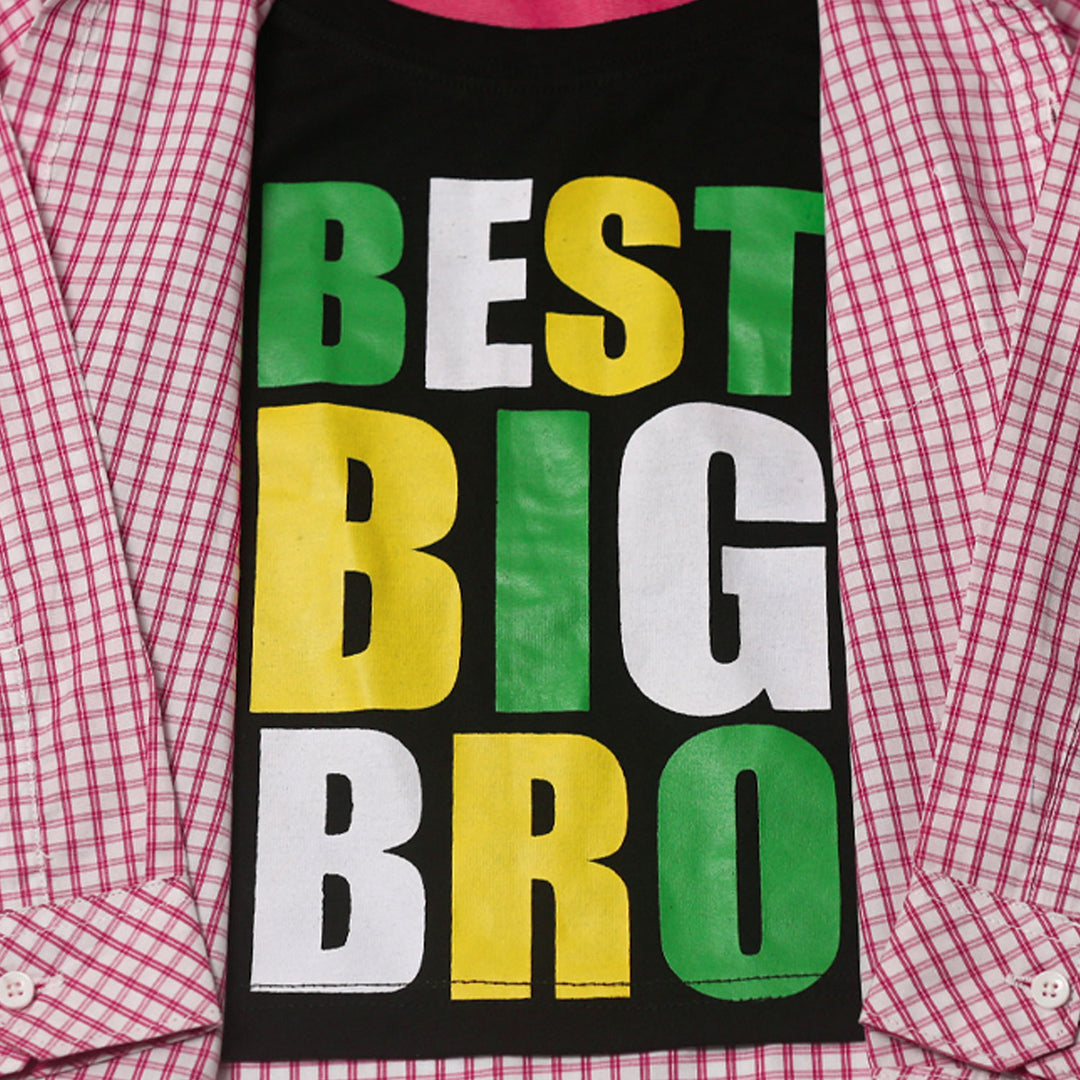 Bro Red Checkered Double Shirt