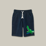 Load image into Gallery viewer, Chomp Navy Shorts

