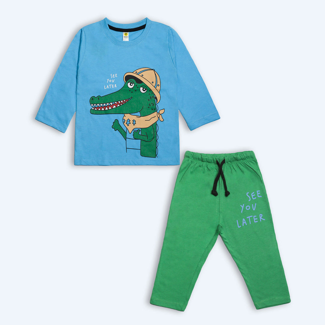 See You Later Blue&Green PJ's