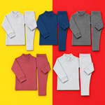 Load image into Gallery viewer, Cove Pack of 5 Thermals – five high-neck tops with matching tights
